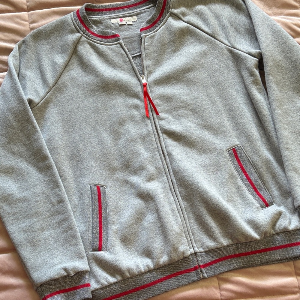 Boden zippered fleece jacket
